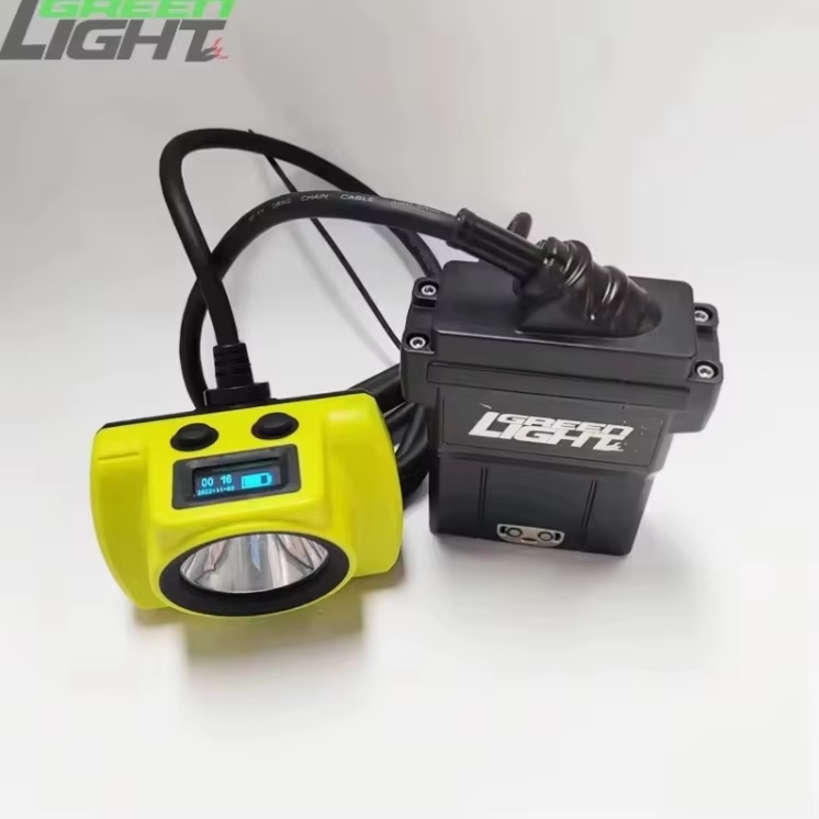 good quality Super Bright 13.6Ah Waterproof Ip68 Mining Cap Lamp 25000lux Underground Mine Helmet Light wholesale