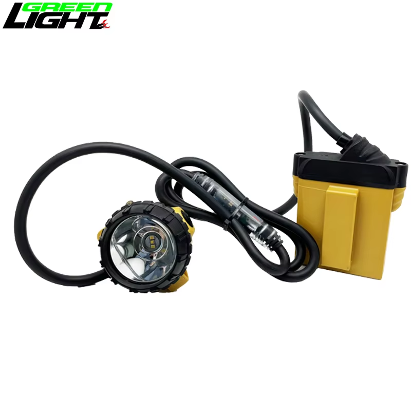 High Power 3W 25000lux Led Mining Lights with Rear Cable Flashing Waning Light