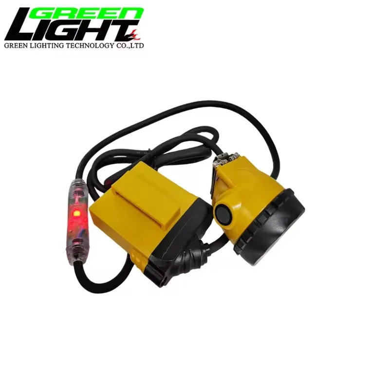 High Power 3W 25000lux Led Mining Lights with Rear Cable Flashing Waning Light
