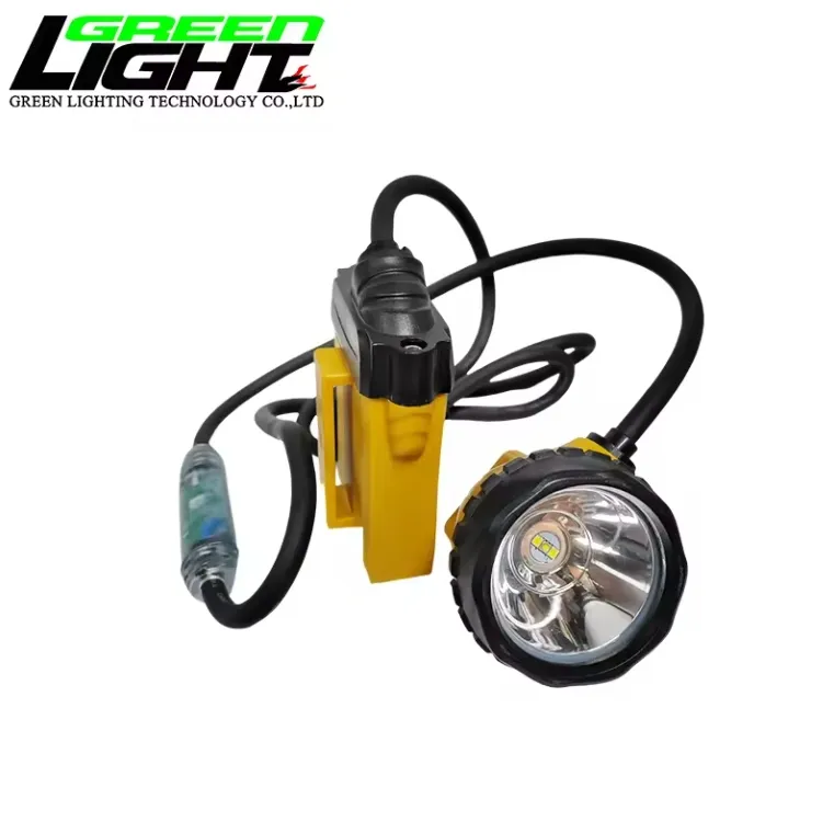 Best High Power 3W 25000lux Led Mining Lights with Rear Cable Flashing Waning Light wholesale