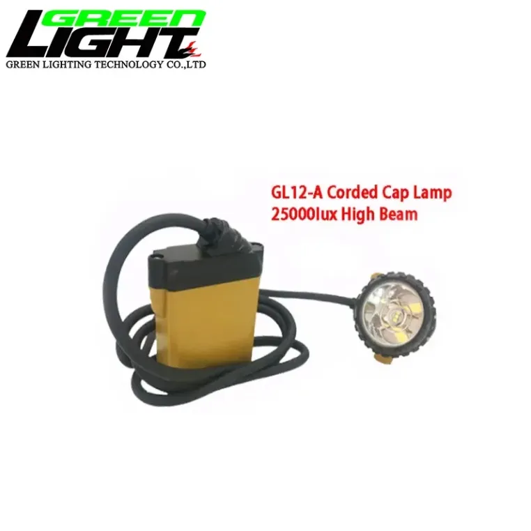High Power 3W 25000lux Led Mining Lights with Rear Cable Flashing Waning Light