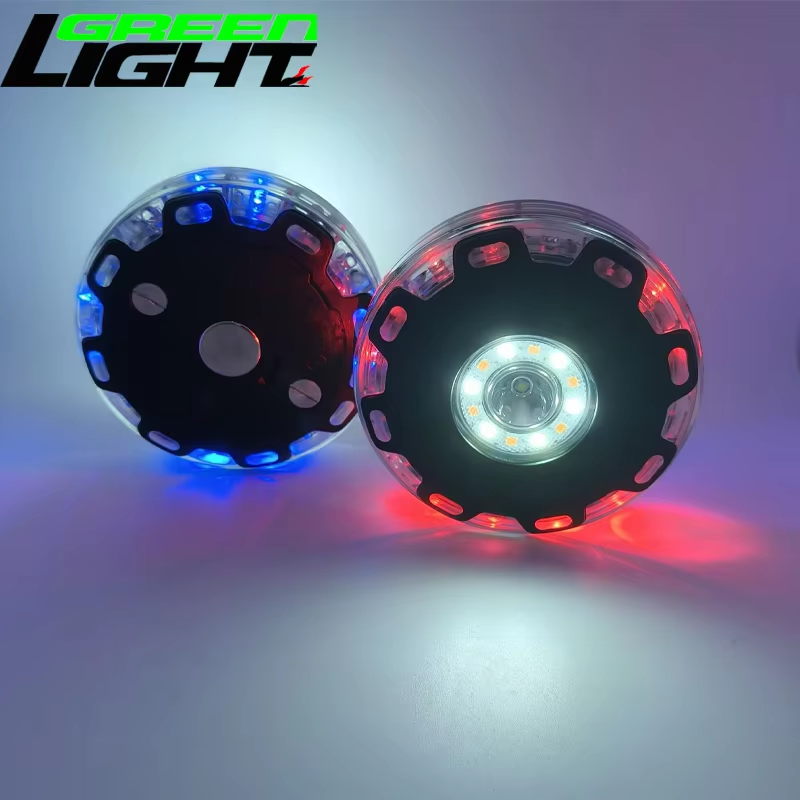 Multi lighting Modes Road Safety Led Warning Lights Working Lamp Rechargeable
