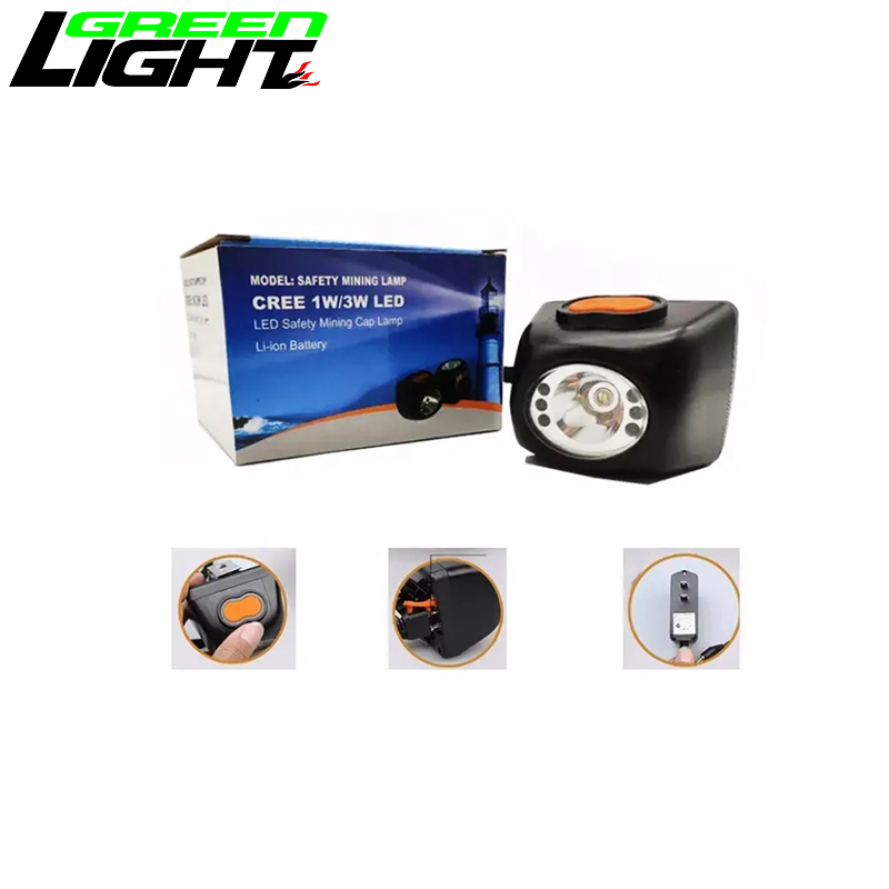 Digital Screen 4.5Ah rechargeable li-ion battery Led Coal Mining Lights IP68 Waterproof