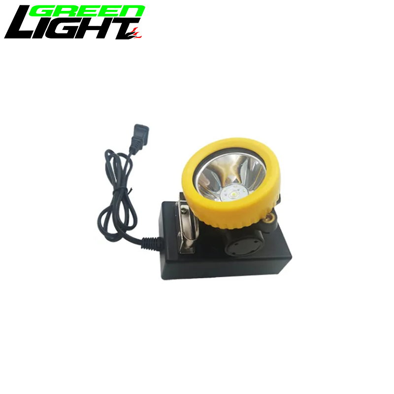 2.6Ah Rechargeable Li-ion Battery 5000lux Miners Headlamp Small Size