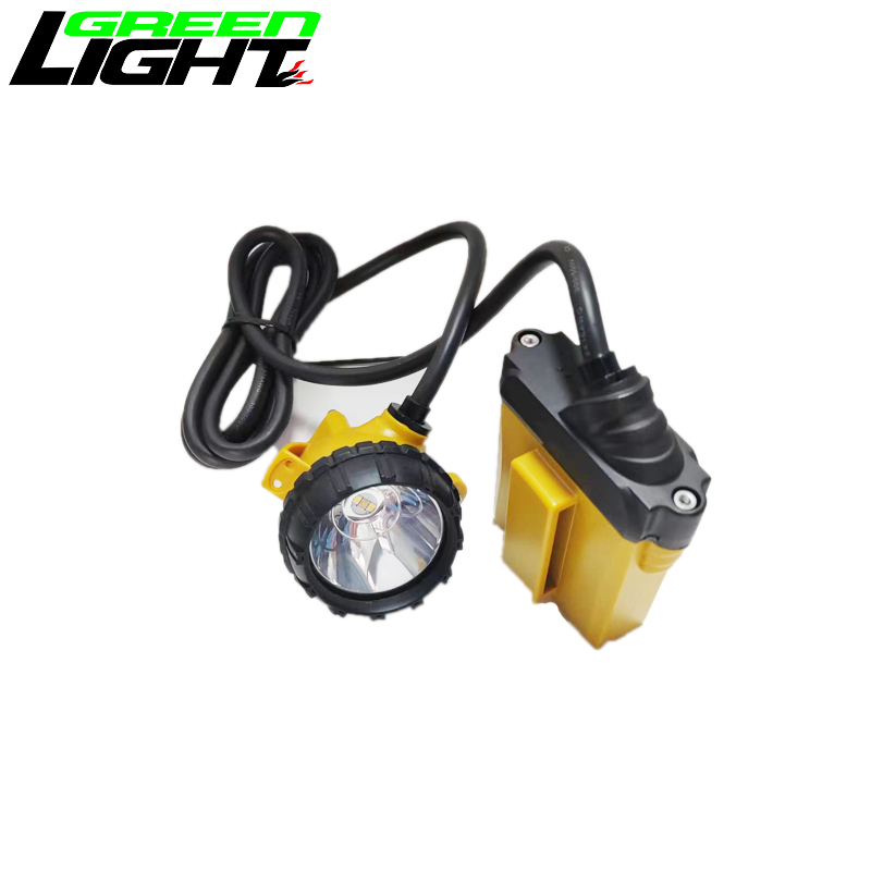 Best 3W Cree led Rechargeable SAMSUNG Battery 10400mah Underground Coal Miners Headlight wholesale