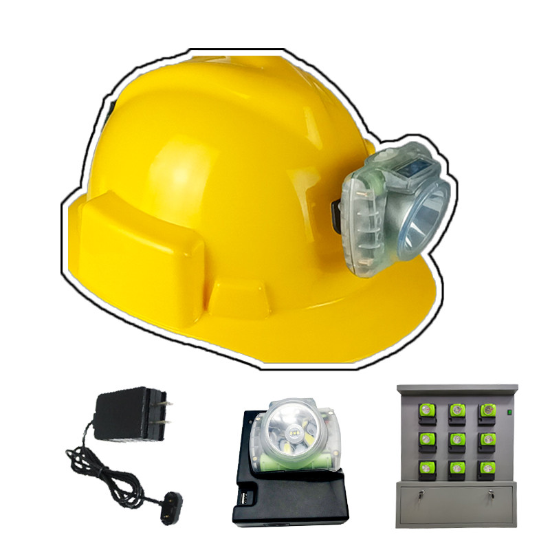 3.7V 6.8Ah 15000 LUX Coal Miner Headlight Ip68 Underground Cordless Mining Light 1200 Cycles