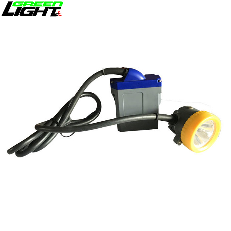 1000 Cycles Rechargeable Ip68 6.6Ah 15000 LUX Mining Cap Light ABS 420g 14-16 hrs Working Time