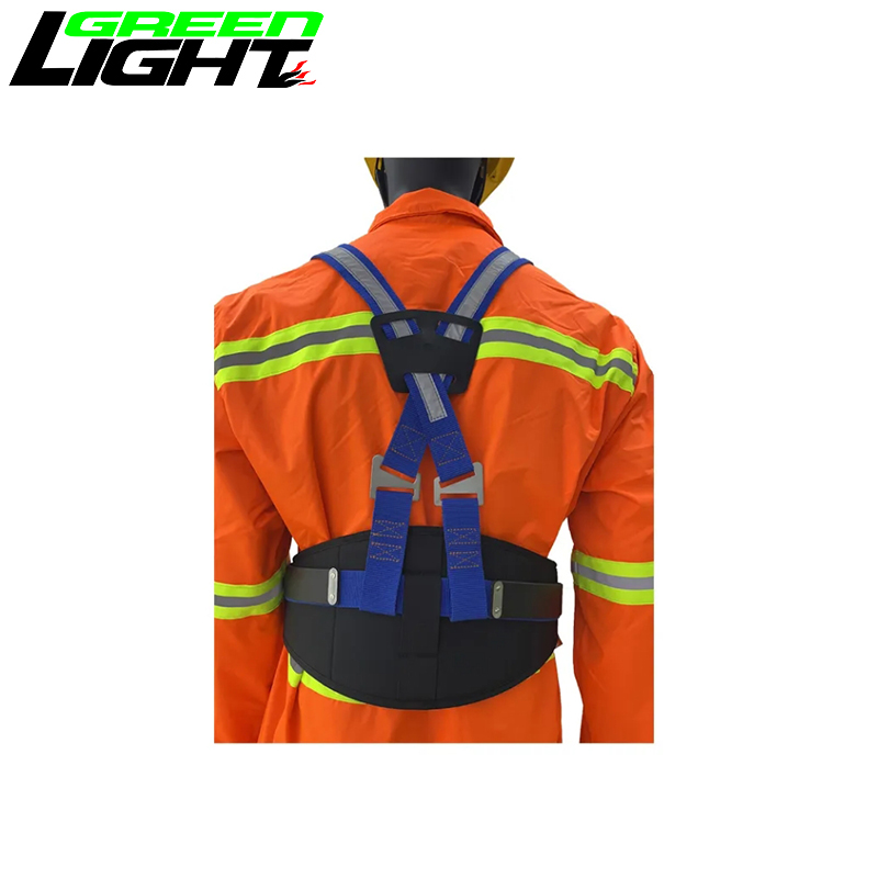 Adjustable High Strength Miner's Safety Belt With Reflective Straps
