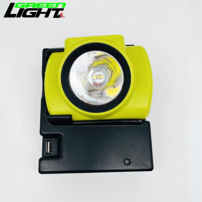 25000lux Coal Mine Lamp OLED Display 6.8Ah 3.7V 2.96W Ip68 Explosion Proof USB Charger 1200 Cycles
