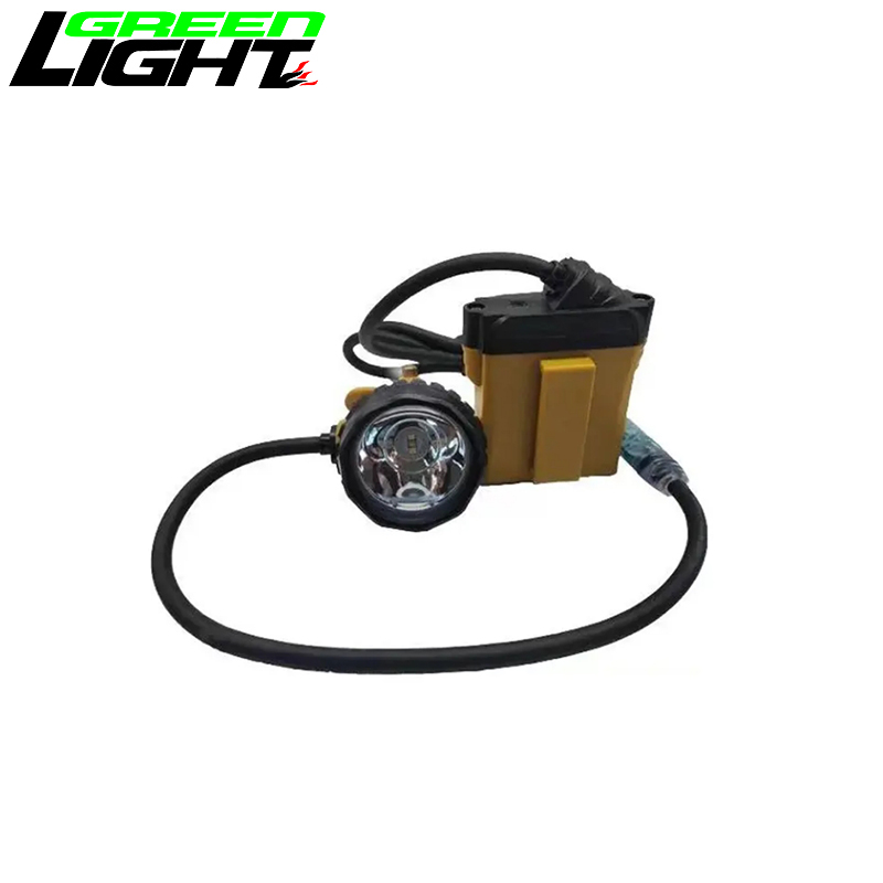 Aluminum Reflector Explosion Proof 10.4Ah Miners Helmet Light with Low Power Warning Function