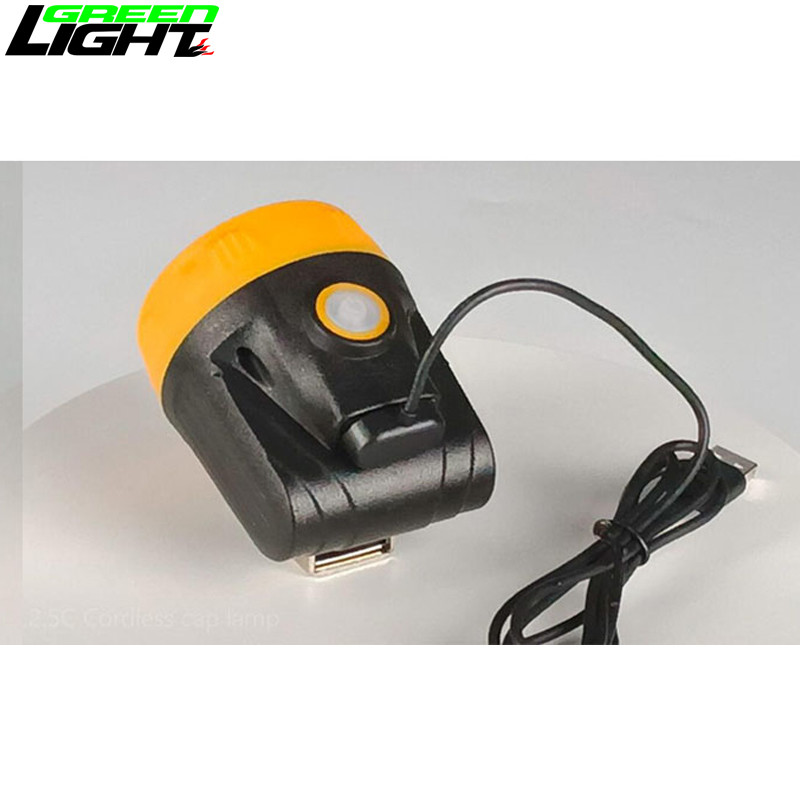 10000 Lux MSHA Cordless Mining Light 3.8Ah IP67 Waterproof Small Wireless Miner Helmet Lamp