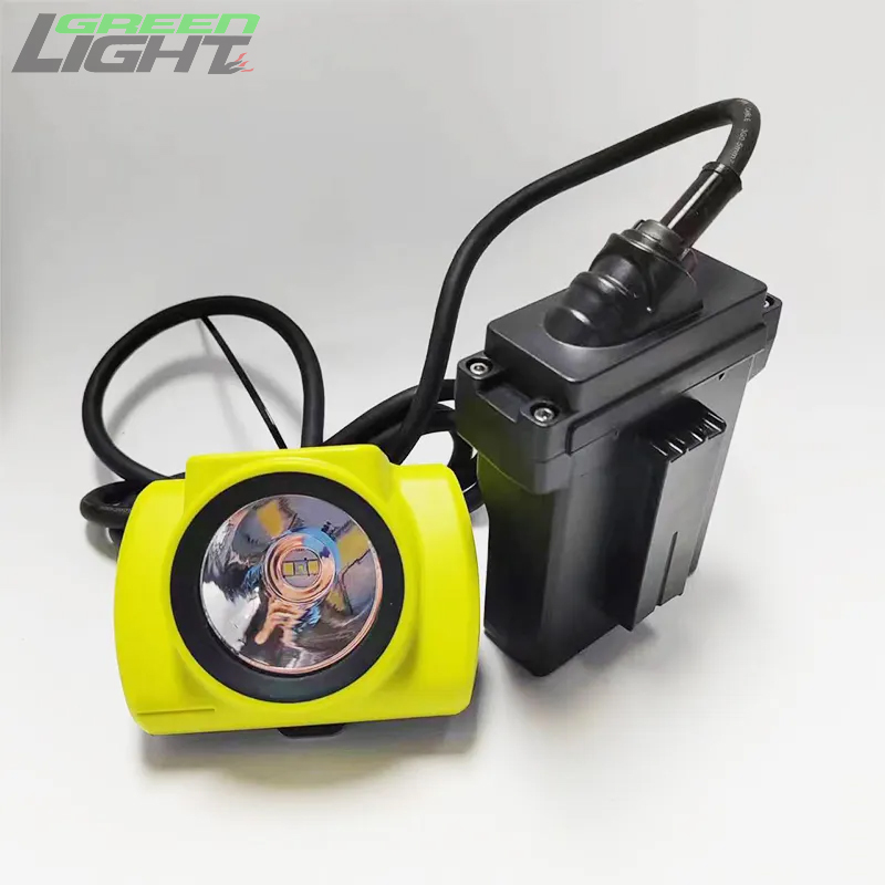 Best 4W 3.7V IP68 Waterproof Corded Mining Cap Lamp 14000mah with five lighting modes wholesale
