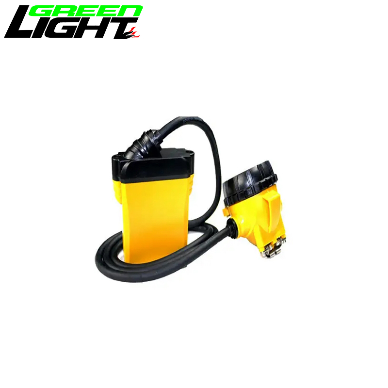 Aluminum Reflector Explosion Proof 10.4Ah Miners Helmet Light with Low Power Warning Function