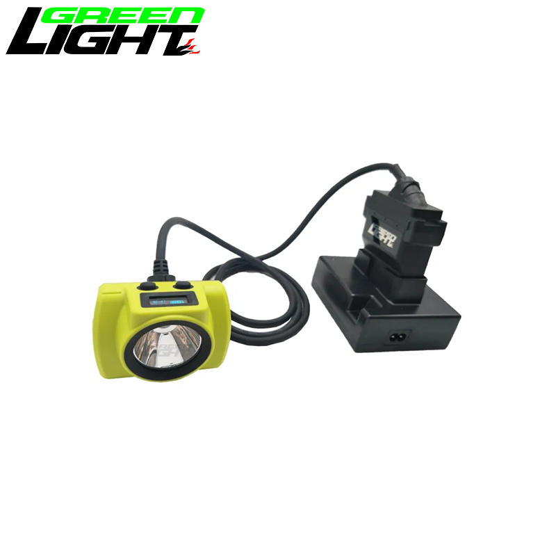 Best 14Ah Big Battery Capacity Miners Hard Hat Lamp with plug&play cable 60hrs working time wholesale