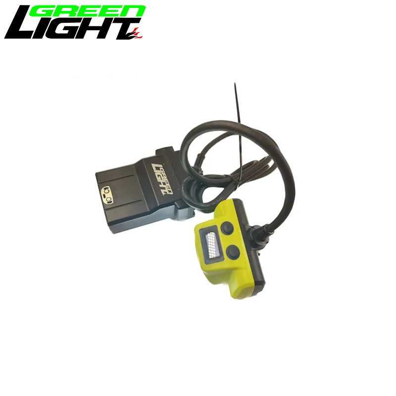 14Ah Big Battery Capacity Miners Hard Hat Lamp with plug&play cable 60hrs working time