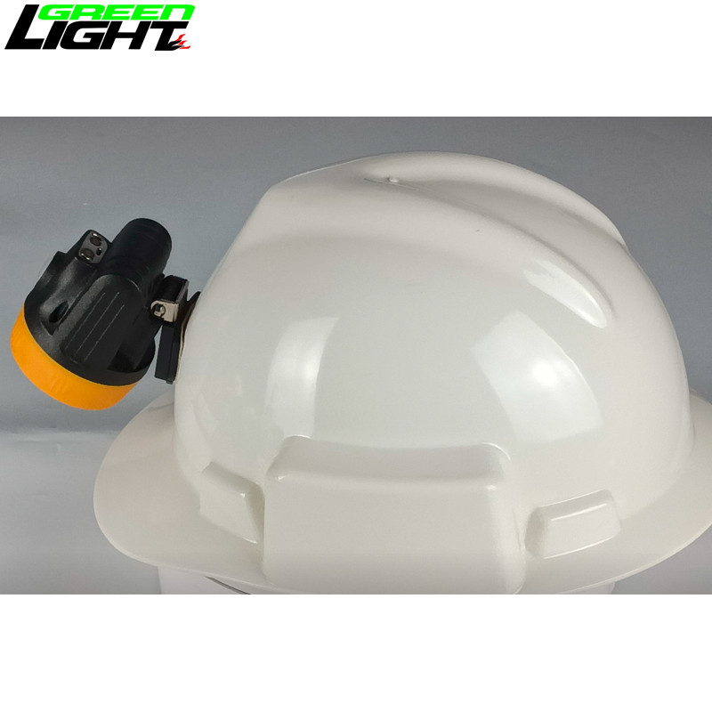 10000lux MSHA Approved Mining Cap Lights 3.8Ah Wireless Rechargeable IP67 Waterproof