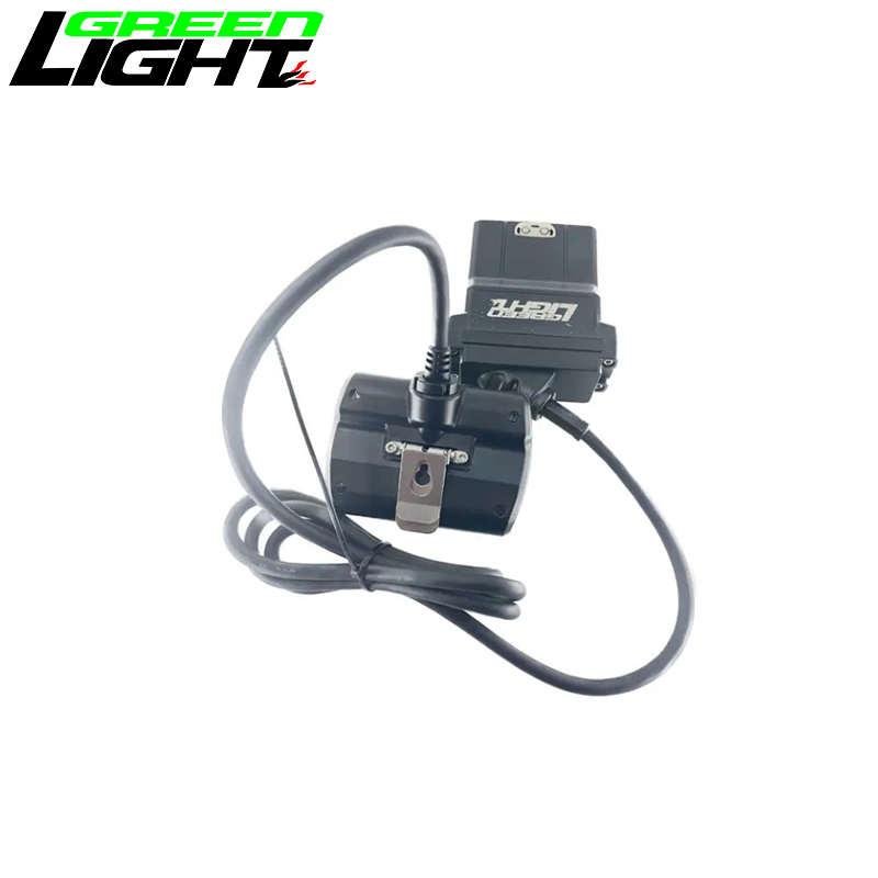 4W 3.7V IP68 Waterproof Corded Mining Cap Lamp 14000mah with five lighting modes