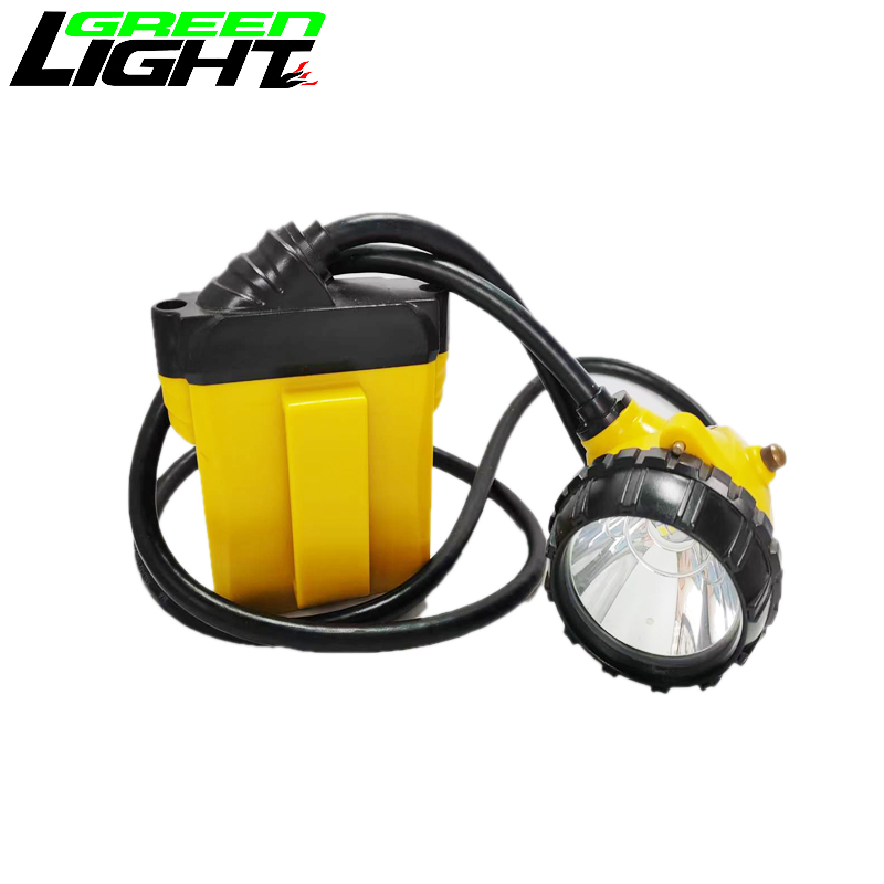 Best Aluminum Reflector Explosion Proof 10.4Ah Miners Helmet Light with Low Power Warning Function wholesale