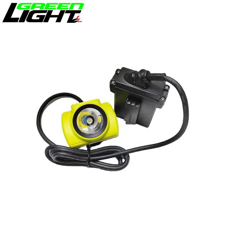 good quality 14Ah 25000lux OLED Screen Impact Resistant Mining Cap Light with Tempered Glass Lens wholesale