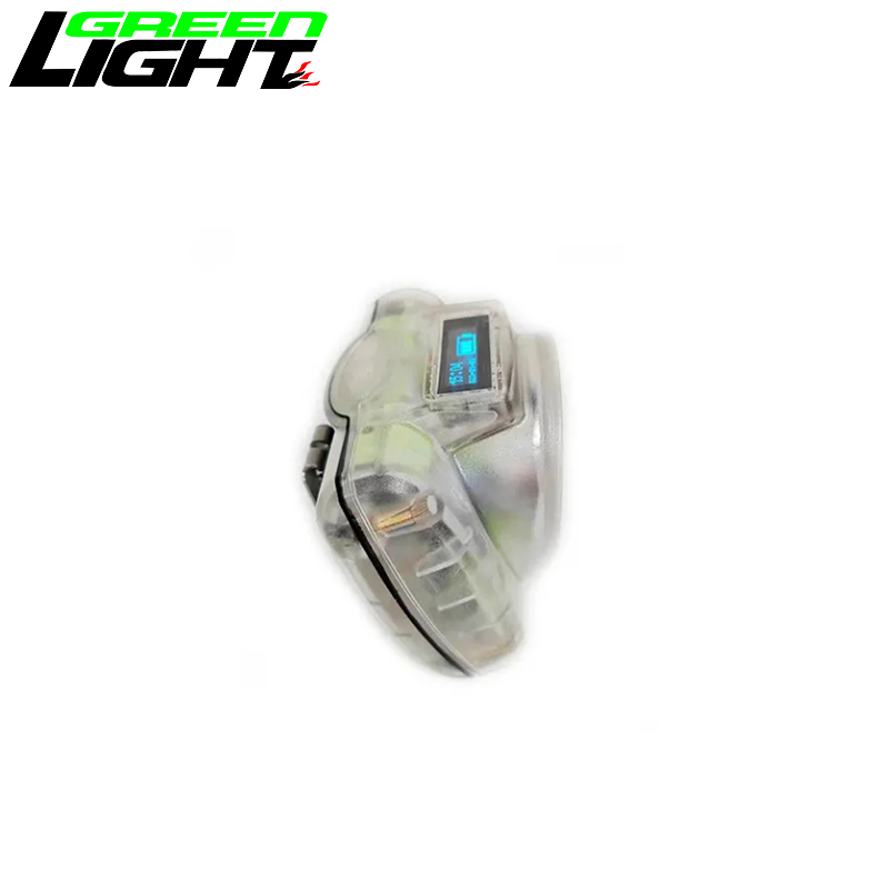 385lum 25000Lux USB Recharging OLED Display Mining Helmet Light