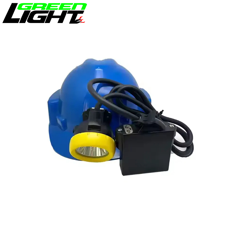 Anti-explosive 7.8Ah 18hrs Lighting Time Miners Helmet Lamp with Magnetic USB Charging Port