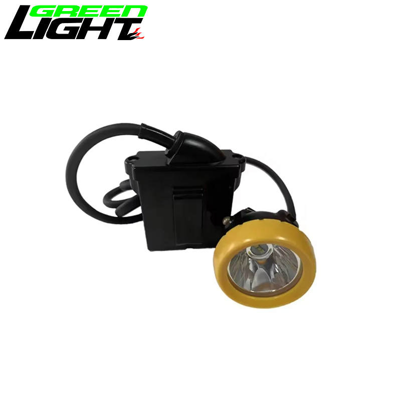Best 3.7V 216lumen 10000lux 7800mah Coal Miner Headlamp Low Power Warning Function wholesale