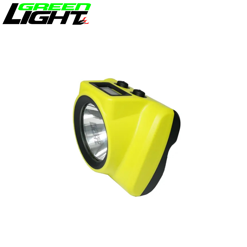 Water-proof IP68 Explosion-proof Super Bright 25000LUX Cordless Mining Cap Lamp 7Ah Battery Capacity