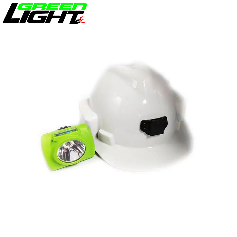 Compact Size Impact Resistant Smart OLED Screen IP68 Mining Headlamp 7Ah USB Charging Coal Mine Lamp