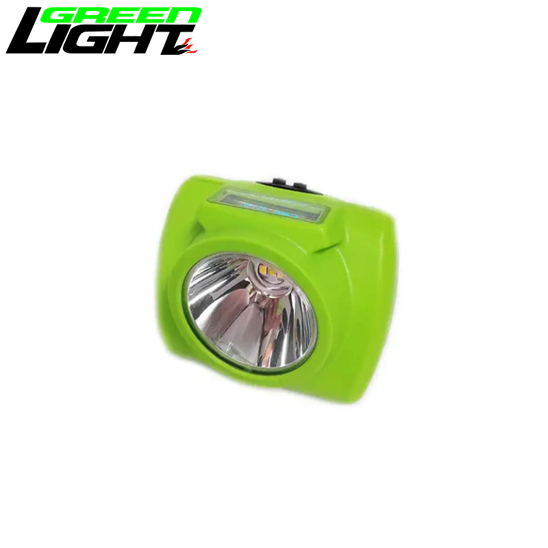 Compact Size Impact Resistant Smart OLED Screen IP68 Mining Headlamp 7Ah USB Charging Coal Mine Lamp