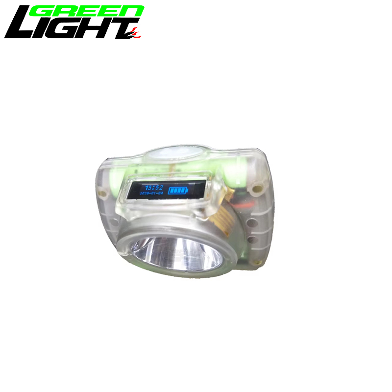 High Power 25000lux Led Explosion-proof Miners Cap Lamp 7Ah OLED Screen Mining Lamps