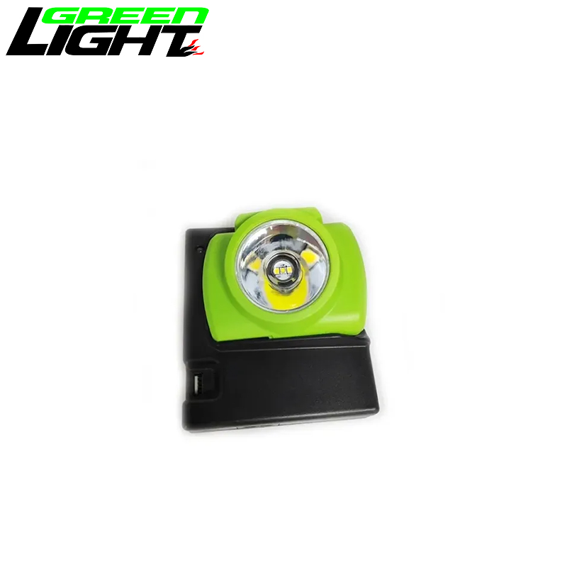 good quality Portable Compact 15000lux Rechargeable Led Helmet Lamp OLED Display 7Ah Mining Lamp wholesale