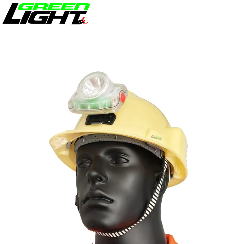 3.5Ah Lightweight Waterproof Ip68 Underground Mine Cordless Miner Cap Lamp 13000lux
