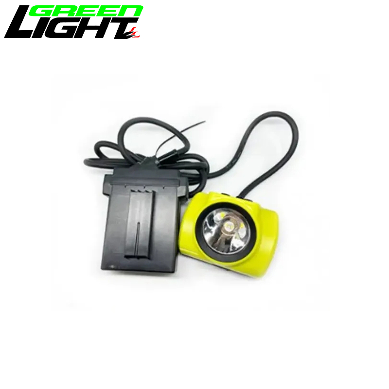 Rechargeable High Power 4w Led Safety Coal Mining Head Light 14Ah 60hrs Working Time