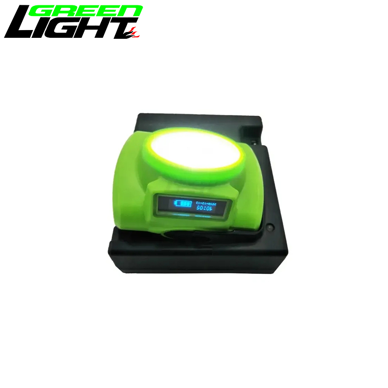 Best Waterproof IP68 Explosion-proof Coal Mining Headlamp Cree Led OLED Smart Screen Miners Light wholesale