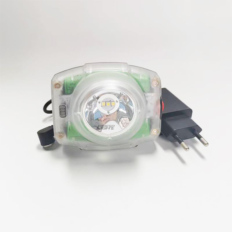 Best Small Size 3.5ah 13000lux Safety Underground Miner Cap Lamp with Battery Indicator wholesale
