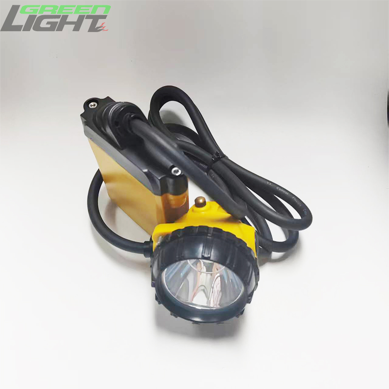 10400mah Li-ion Battery 348lum Led Miner Lamp Corded Mine cap Lamp 25000lux