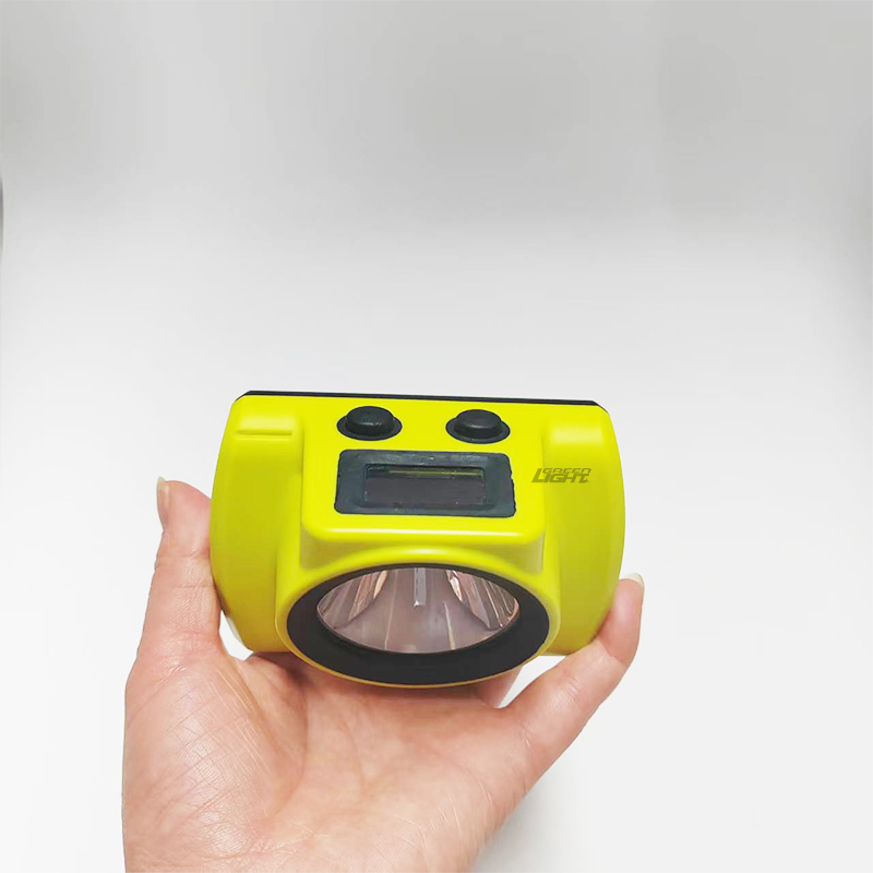 Explosion-proof Cordless Mining Cap Lamp 25000LUX 385lum IP68 Over-moulding Helmet Light
