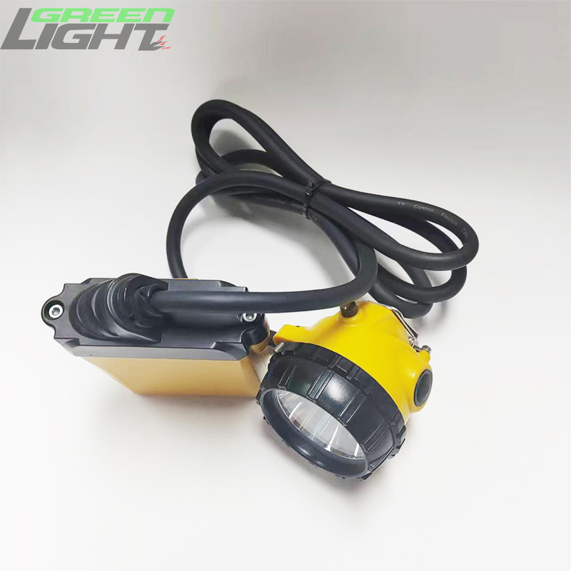 10400mah Li-ion Battery 348lum Led Miner Lamp Corded Mine cap Lamp 25000lux