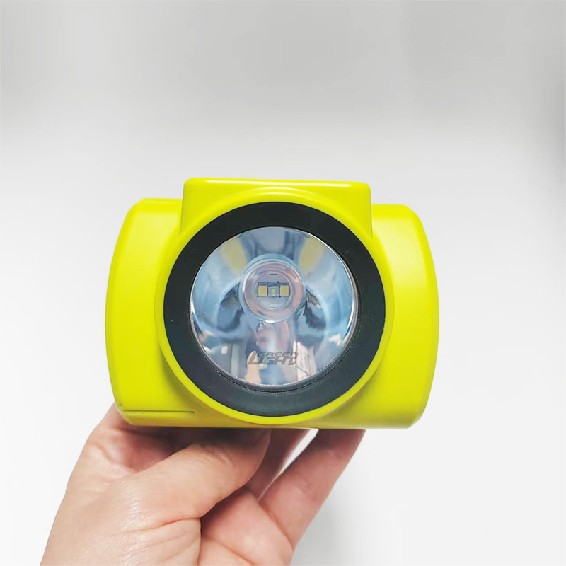 Explosion-proof Cordless Mining Cap Lamp 25000LUX 385lum IP68 Over-moulding Helmet Light