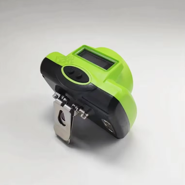 232lum 15000lux Led Mining Helmet Light OLED Screen Flame Resistant Miner Cap Light