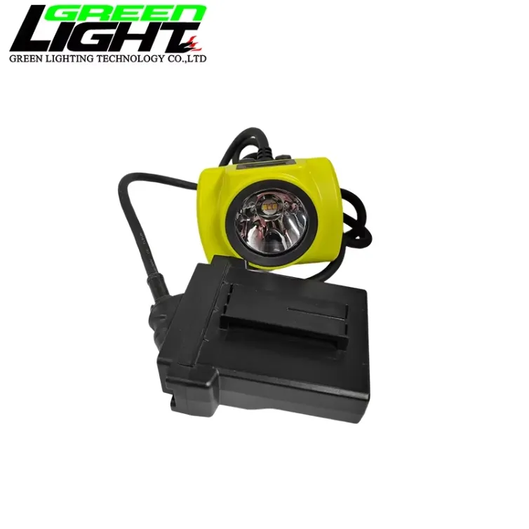 530lum 60hrs Long Runtime Miner Headlamp 14Ah Led Safety Helmet Lamp Corded Cap Lamp IP68
