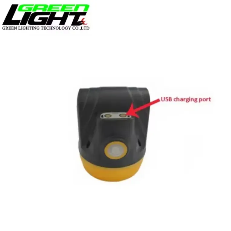 3.8Ah 10000lux Led Cordless Miner Safety Cap Lamp with Magnetic USB Charger